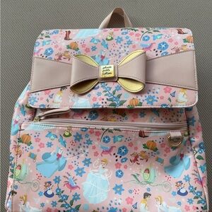 Petunia Pickle Bottom Pink Fairy Tale Baby Bag with Bow Accent